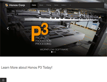 Tablet Screenshot of honoscorp.com